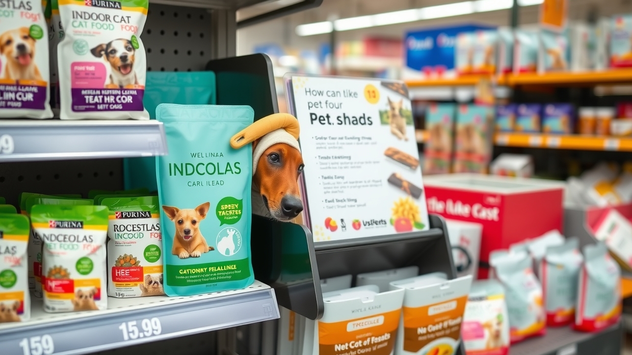 Sample conversion graph for pet product promo sheets