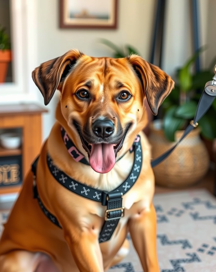 Pet behavior flyer on a consultation desk with notes