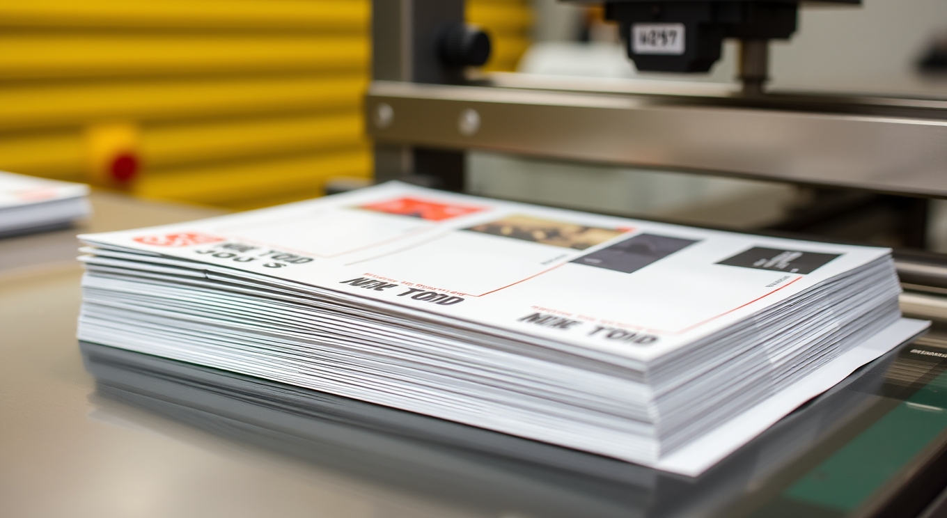 How Much Should Oversupply Vs Reprint Economics For Postcards Cost? A Real Budget Guide: a finishing check scene showing clean trim, sharp corners, and consistent color.