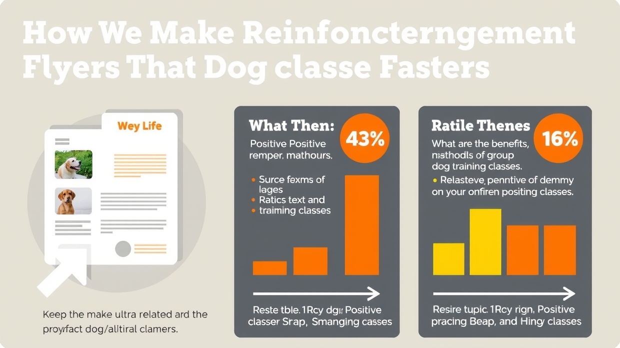 Enrollment graph for positive reinforcement class flyers