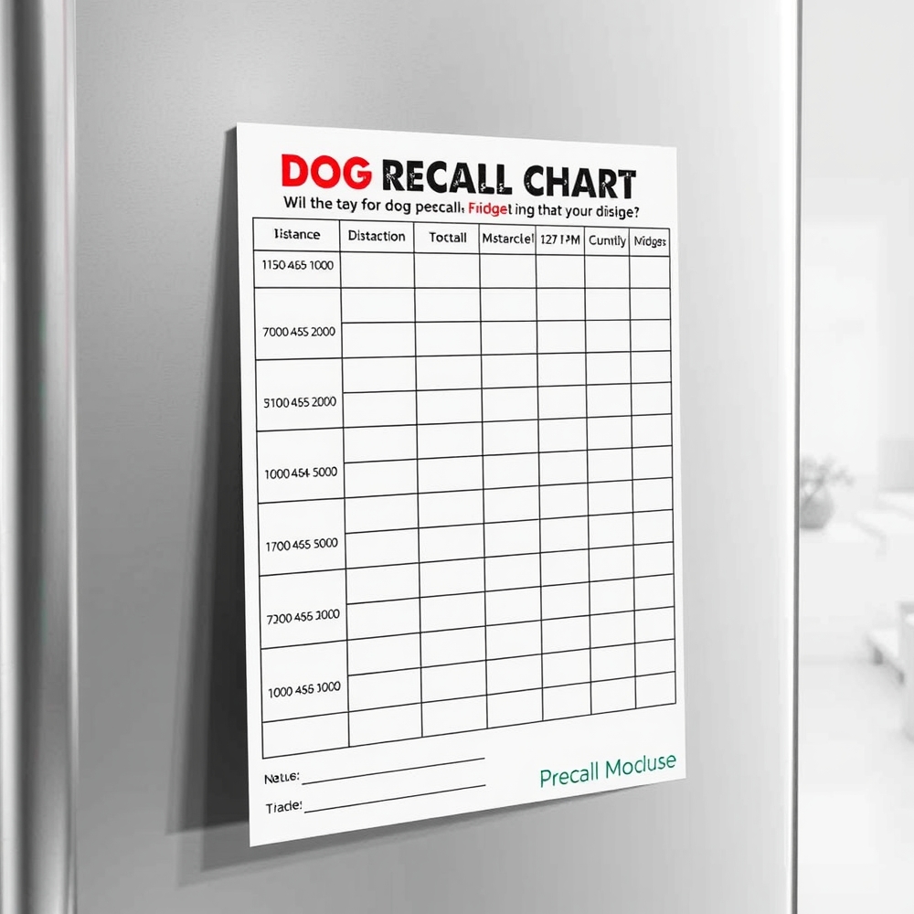 Owner marking a recall chart after a training session
