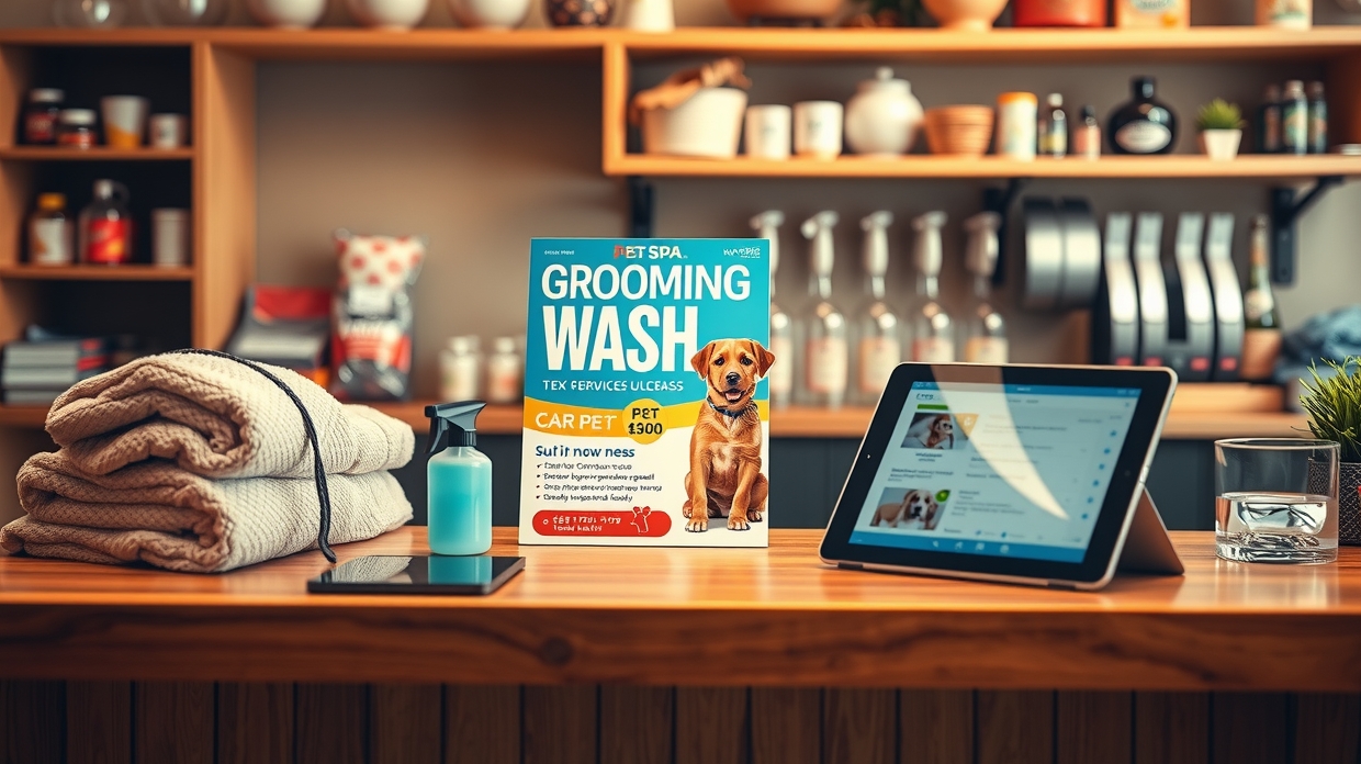 spa reception desk towels