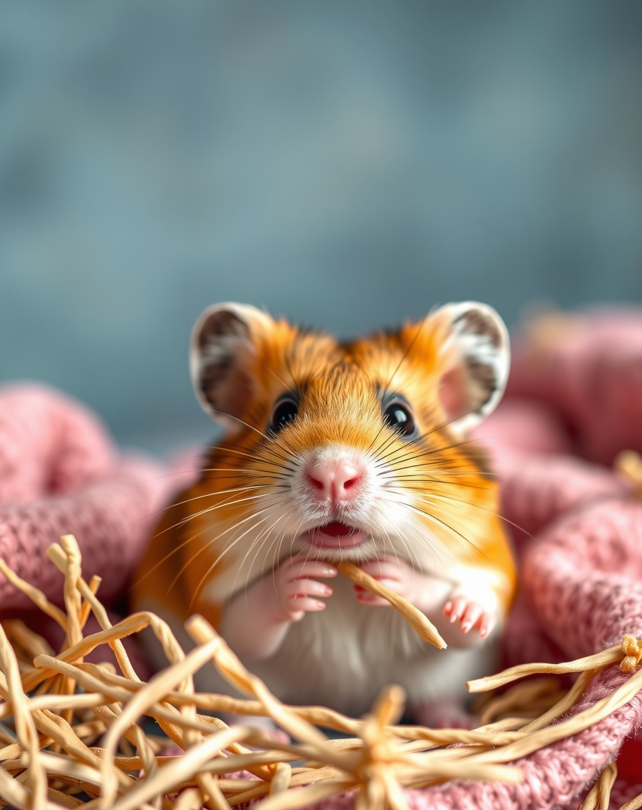 Small pet starter brochure beside hamster and guinea pig supplies