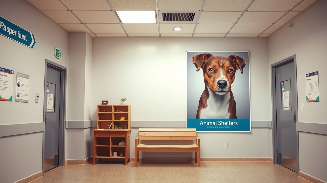 Adoption application graph for shelter poster campaigns