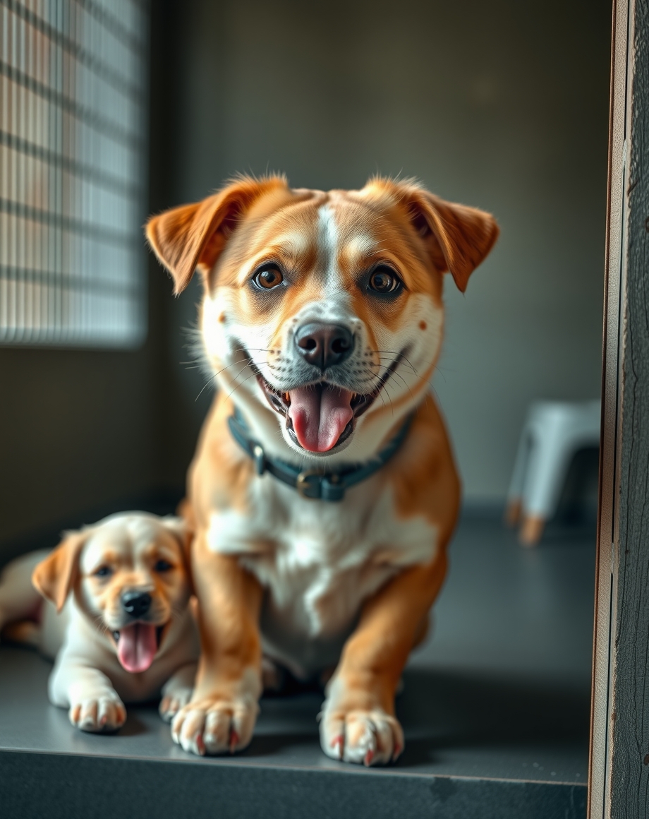 Volunteer recruitment flyer on a shelter bulletin board