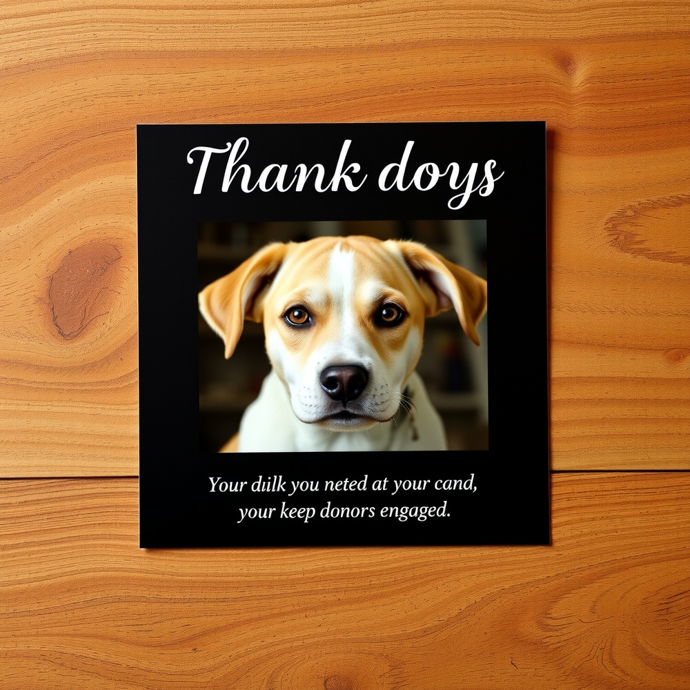 Donor retention graph after thank-you card use