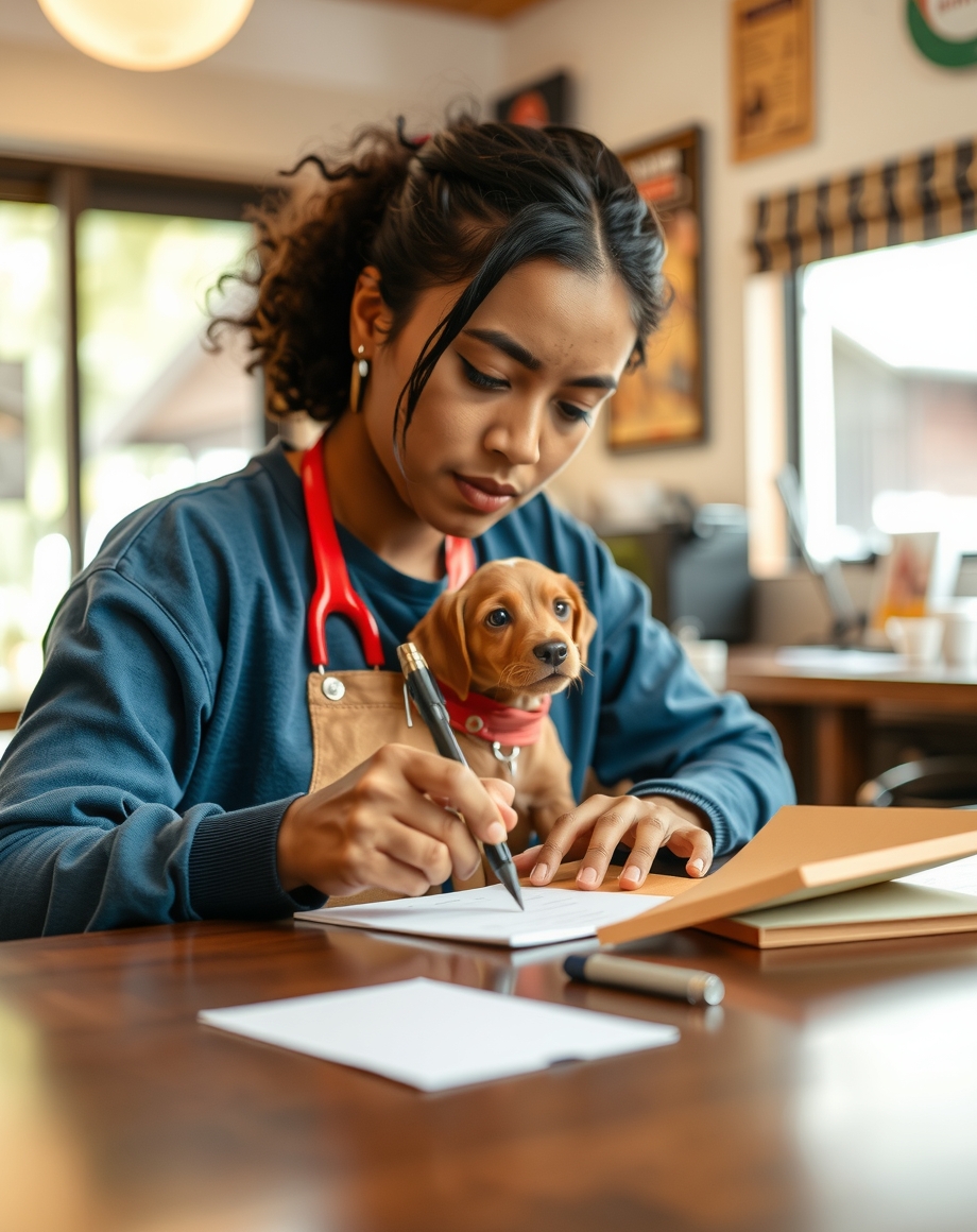volunteer signing donor warm