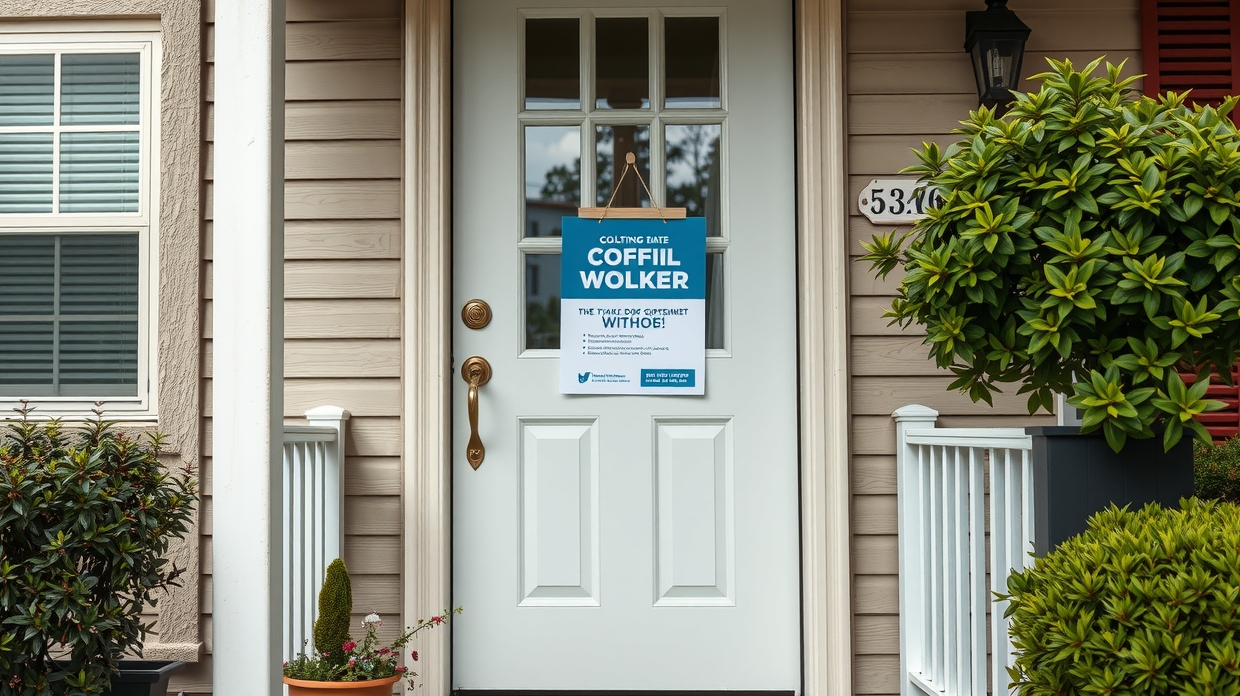 porch door hanging residential