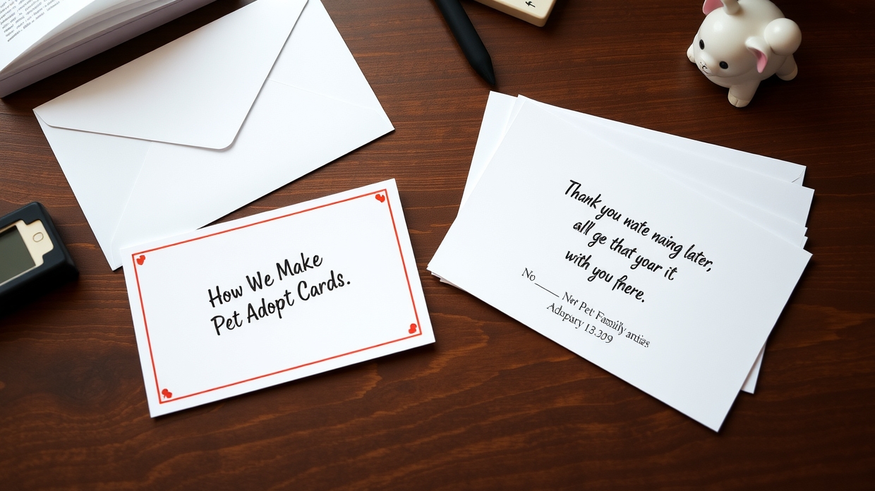 Engagement graph after adoption thank-you cards