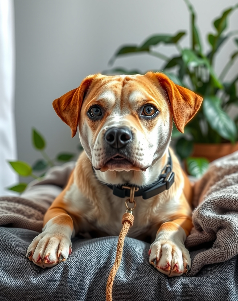 Pet microchip reminder card next to clinic paperwork