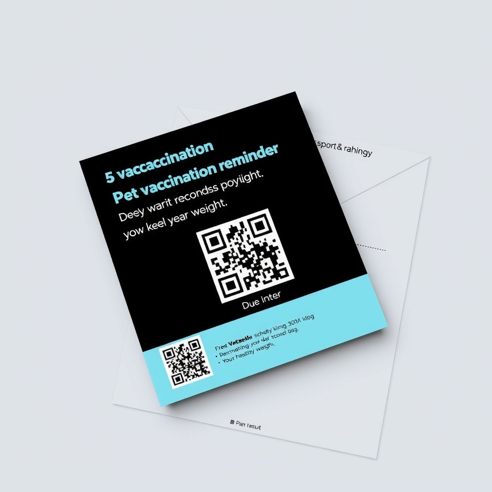 Follow-up graph from vaccination reminder postcards