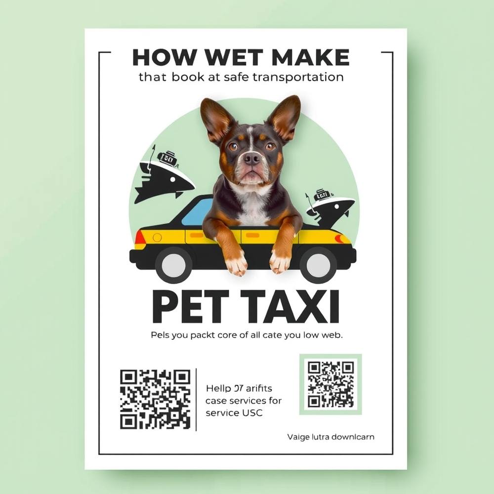 Booking graph for pet taxi flyer campaigns