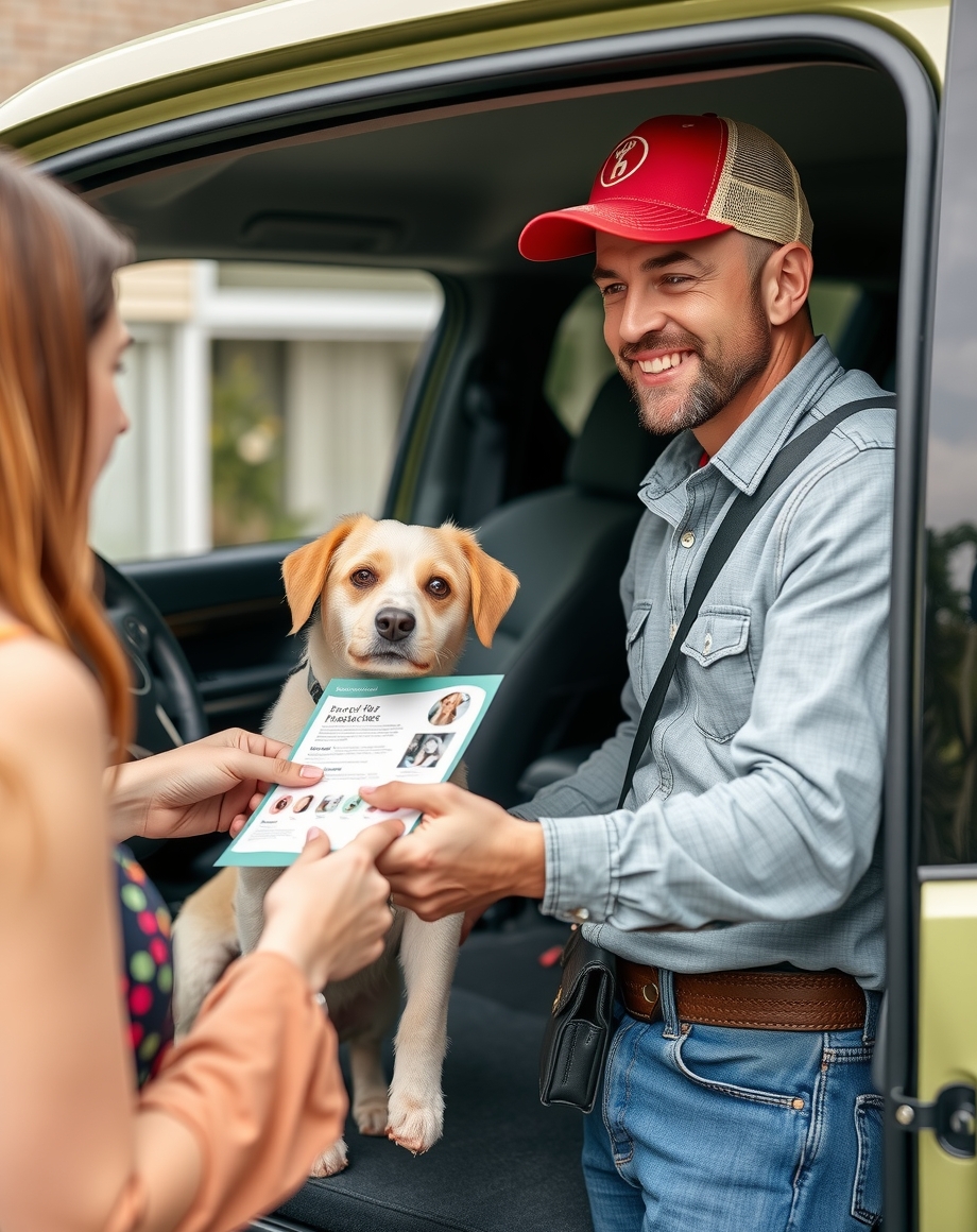 transport driver handing client