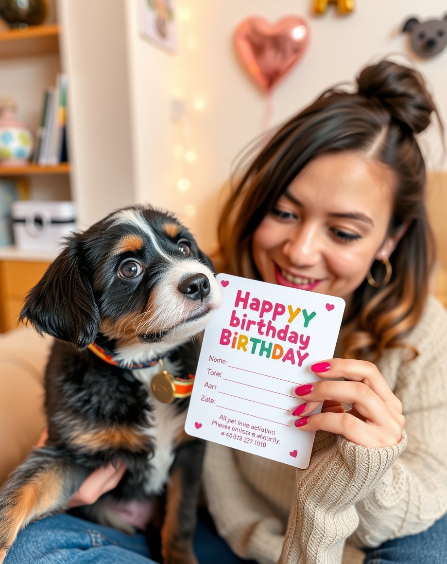 owner holding invitation home