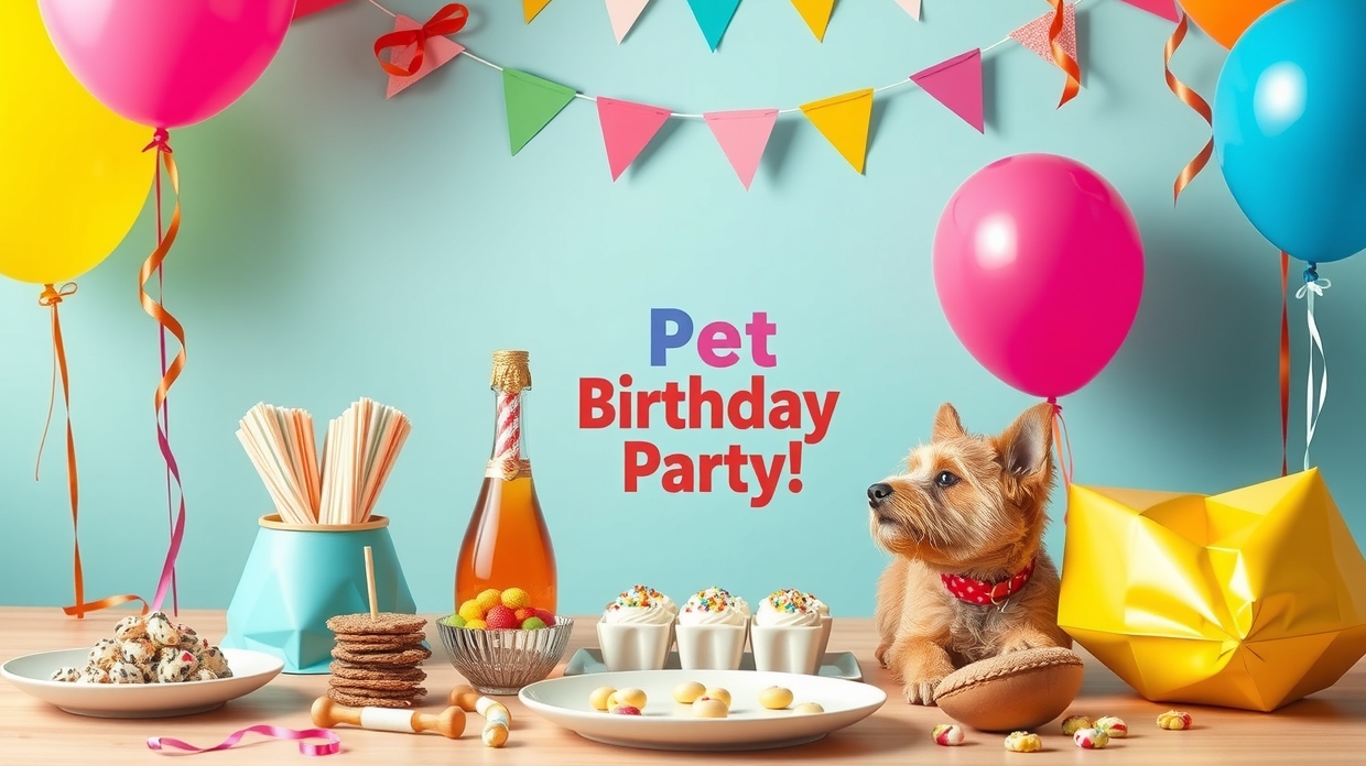 pet birthday party invite