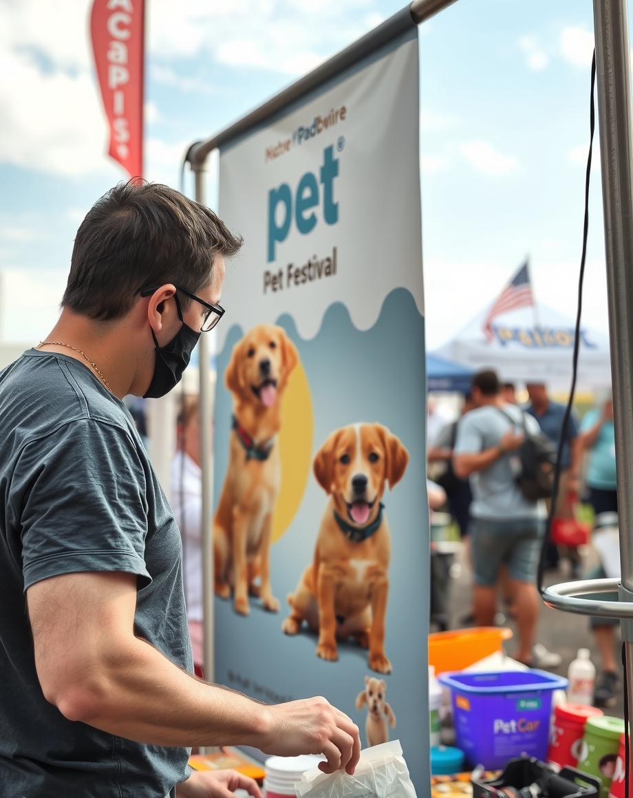 vendor setting outdoors event