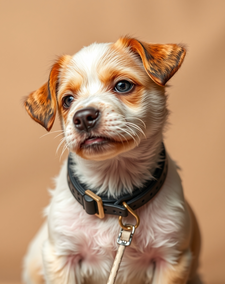 Puppy vaccination calendar card on a family kitchen counter