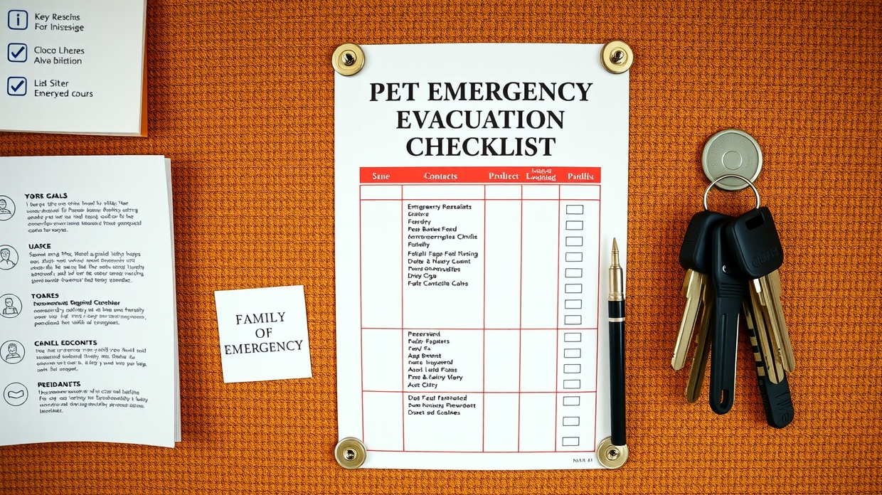 pet emergency evacuation family