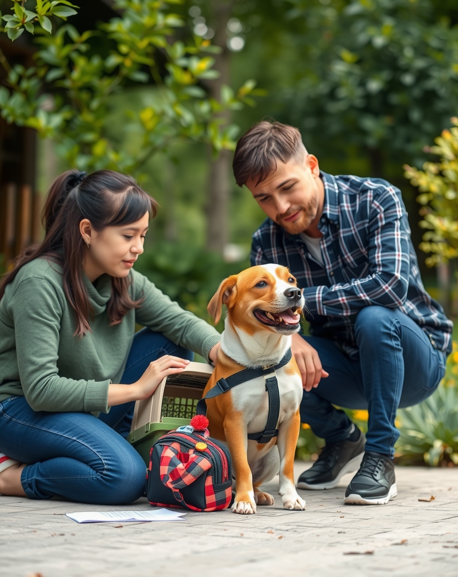 preparing carrier nearby serious