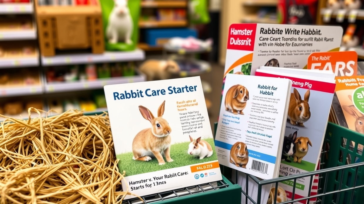 rabbit care starter beside