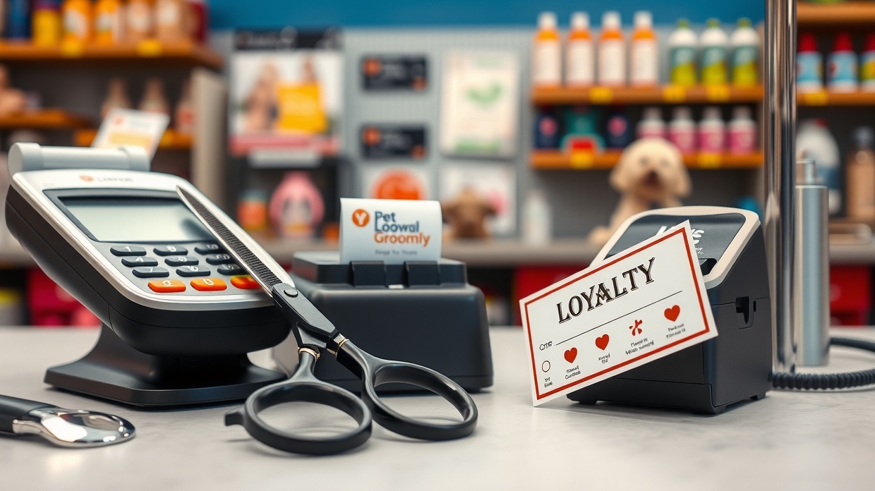 Repeat visit graph from grooming loyalty cards