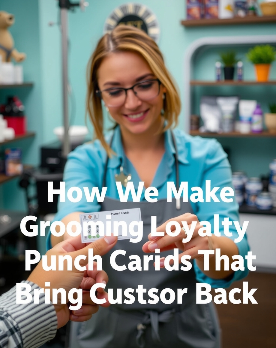 groomer handing customer friendly