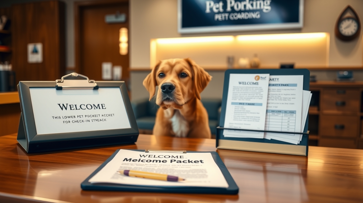 reception desk clipboard booking