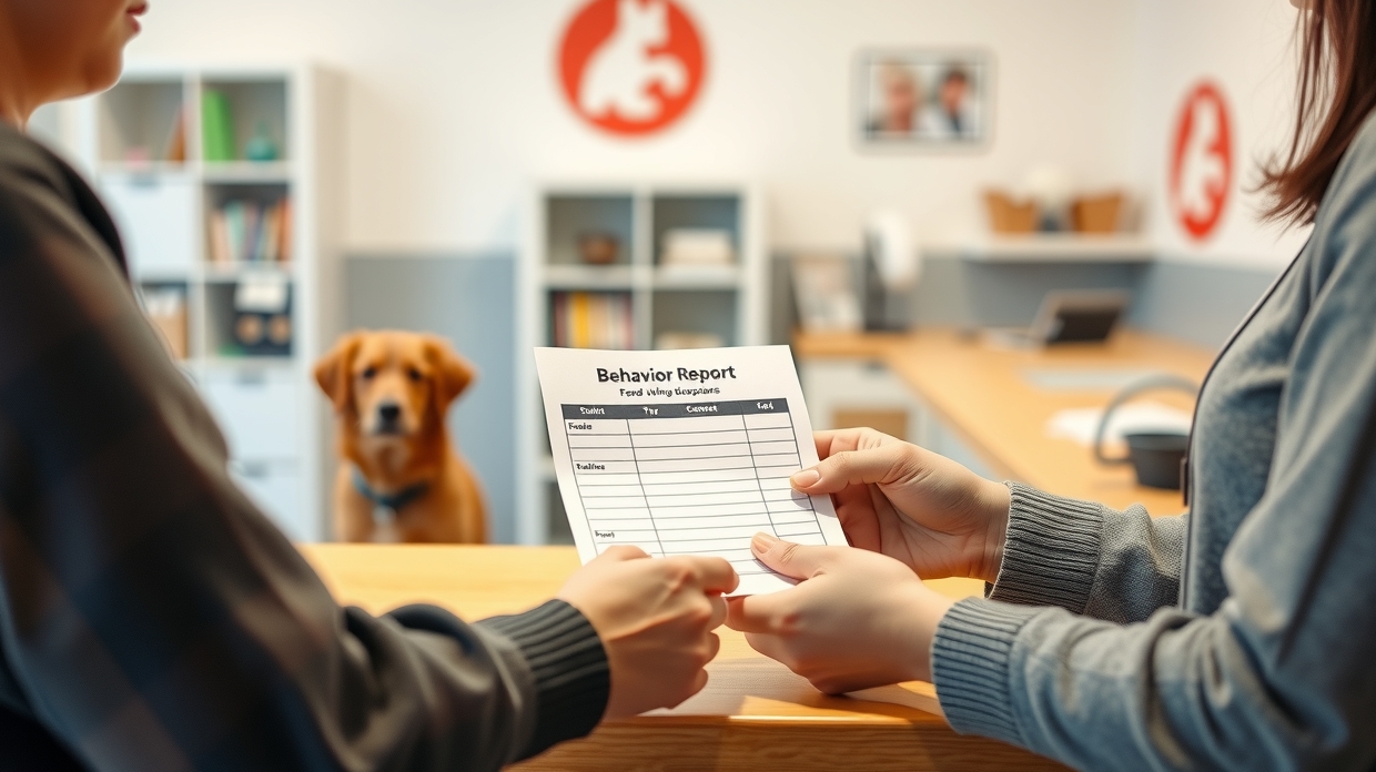 pet daycare behavior report