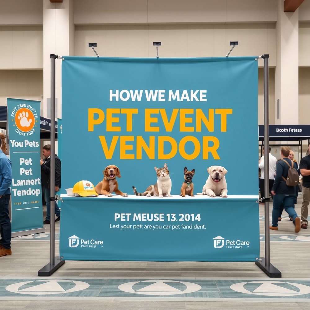 Booth traffic graph from vendor banners