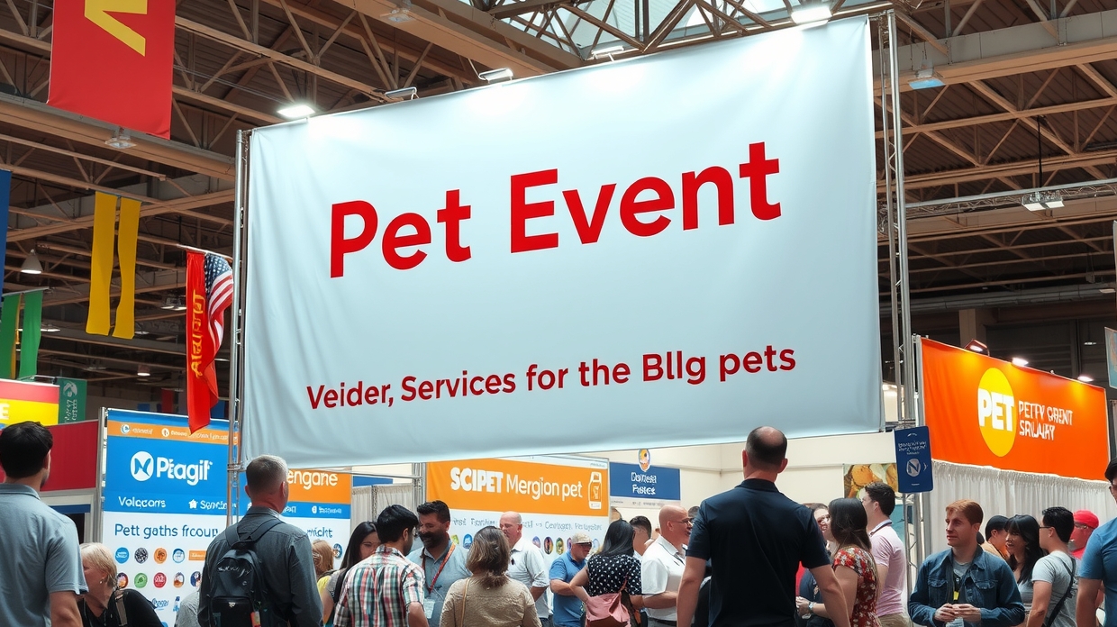 pet event vendor banner
