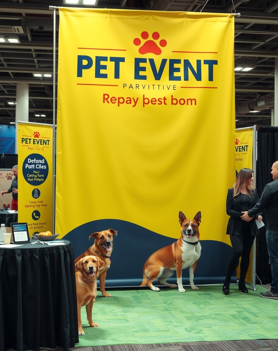 professional expo setup mood