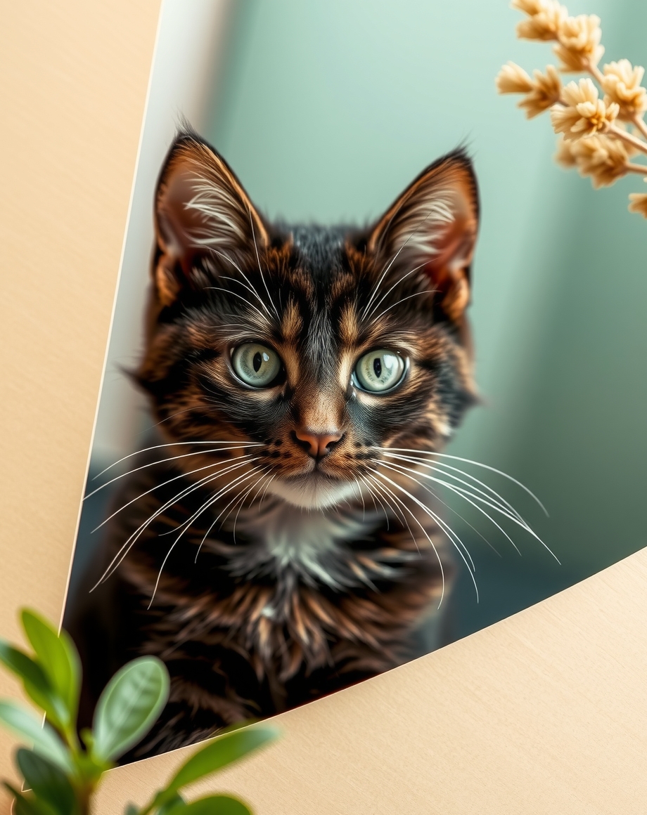 Cat adoption welcome folder on a shelter intake counter
