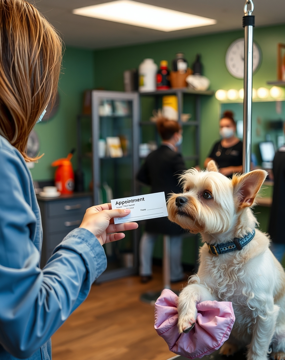 Calendar fill graph from grooming appointment cards
