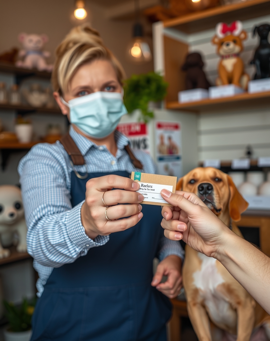 Referral card design with contact and tracking QR code