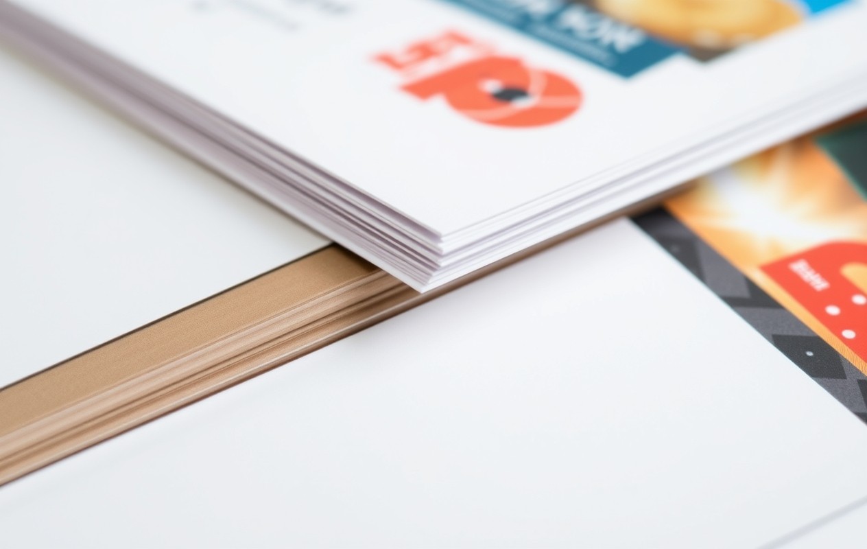 Postcard Sample Pack Comparisons: Picking the Right Postcard Stock for the Job: a close-up of postcard corners revealing paper weight and finish.