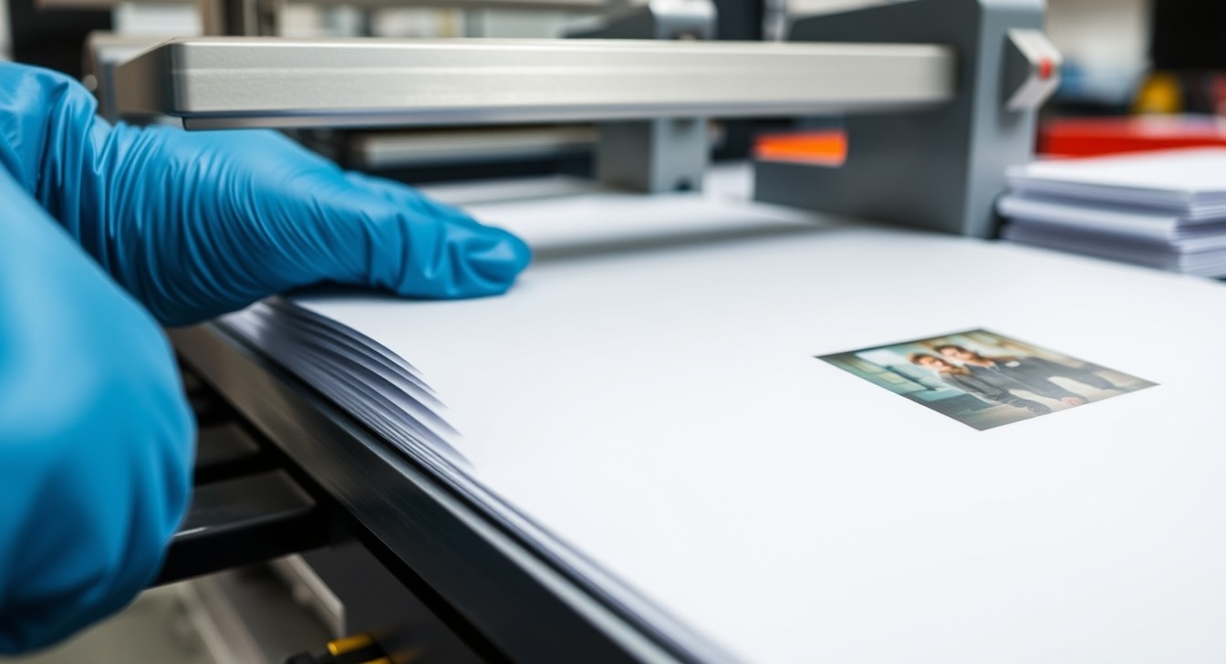 How to Prepare Safe Zone Planning For Postcards Without Common File Errors: a finishing check scene showing clean trim, sharp corners, and consistent color.