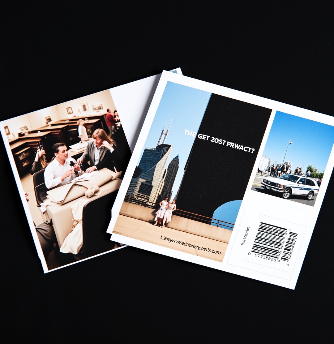 How to Plan Production Cutoff Times For Postcards Without Missing a Drop Date: two postcard samples side by side to compare a correct and flawed print result.