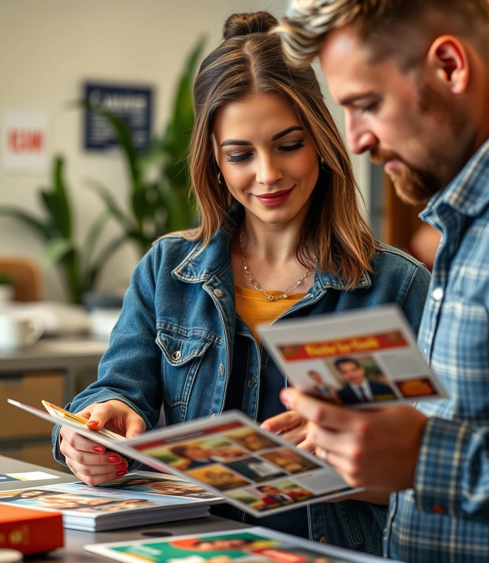 Fixing Color Shift On Printed Postcards Before It Ruins a Postcard Order: a event planner comparing postcard layouts for a neighborhood promotion.