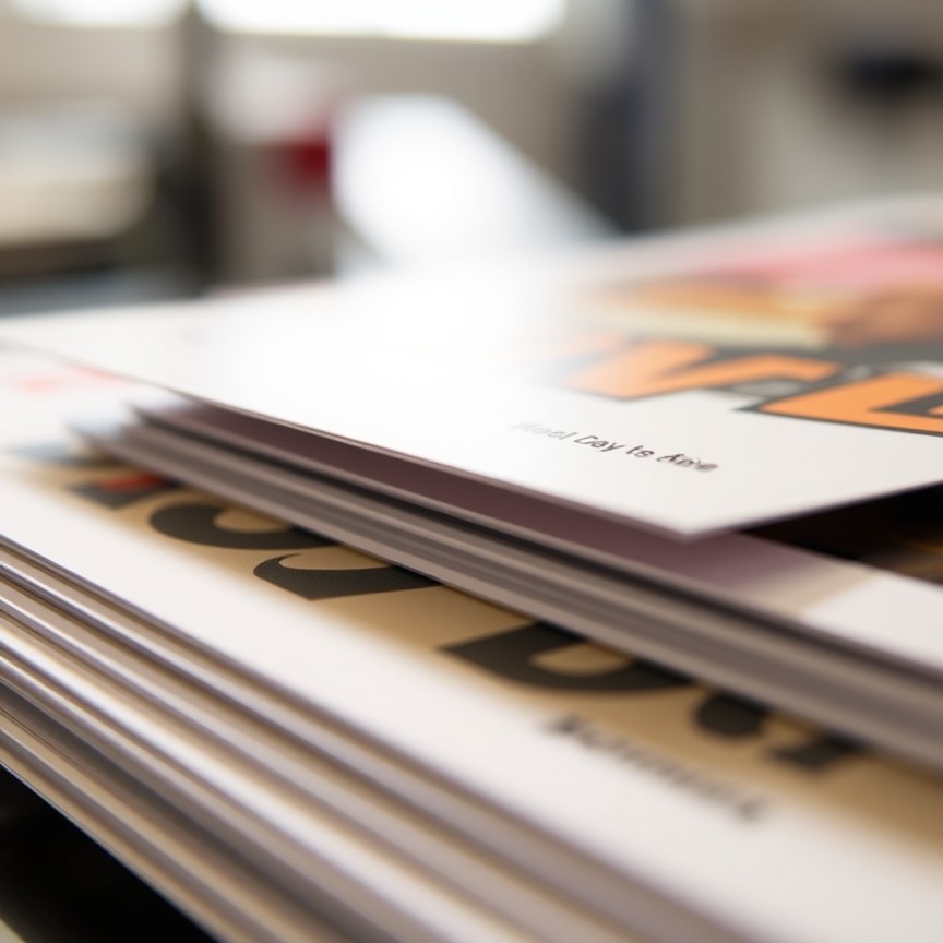 How to Use Merge Field Proofing For Postcards Without Making the Campaign Messy: a close-up of postcard edges and cut alignment under bright light.