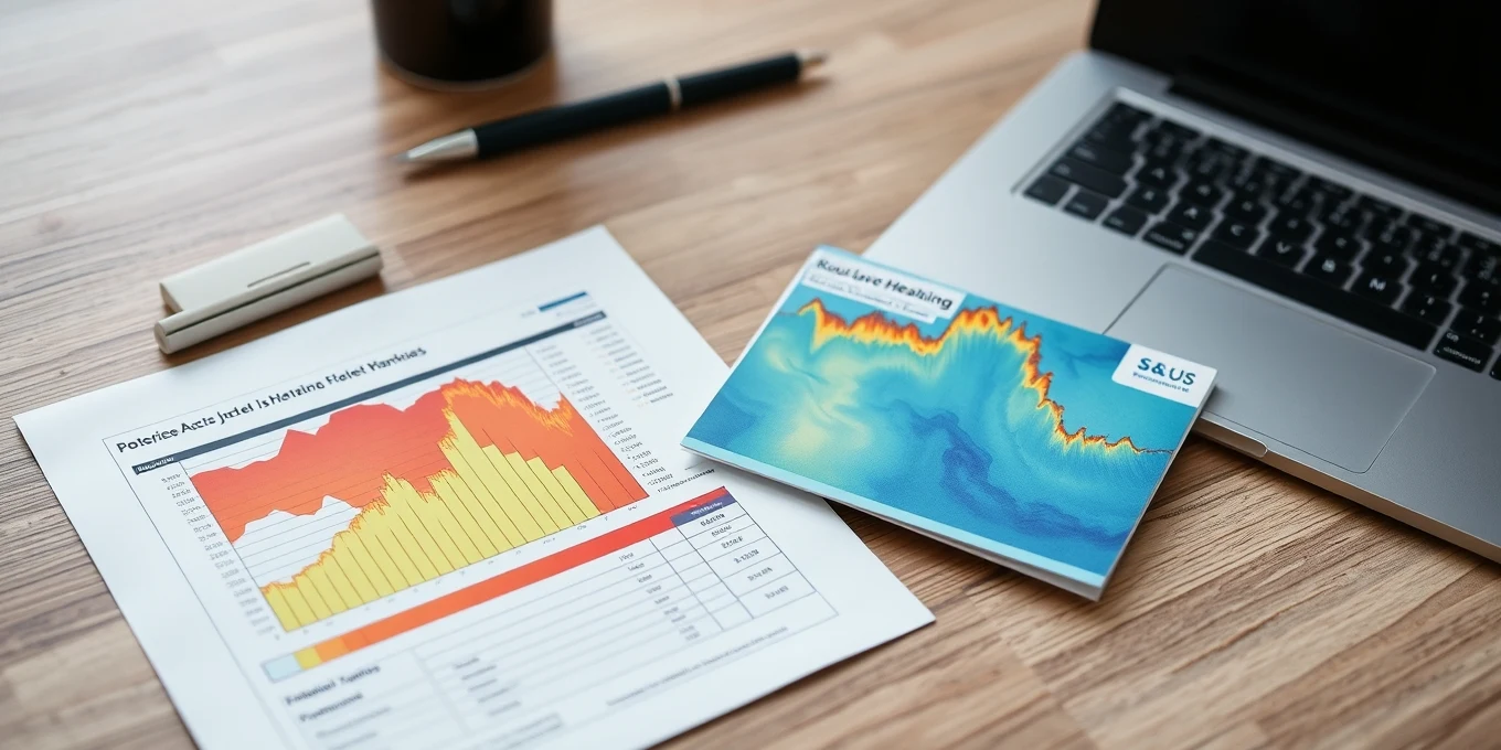Route Level Heatmaps For Postcards for Better Postcard Reporting and Optimization: campaign tracking notes beside a postcard sample and a laptop.
