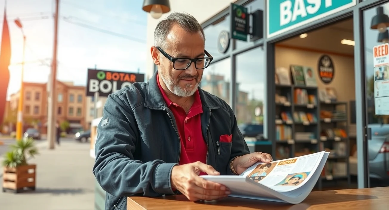 Illustrated Postcard Pack Postcards: A Creative Postcard Idea With Real Production Logic: a local business owner comparing postcard layouts for a neighborhood promotion.