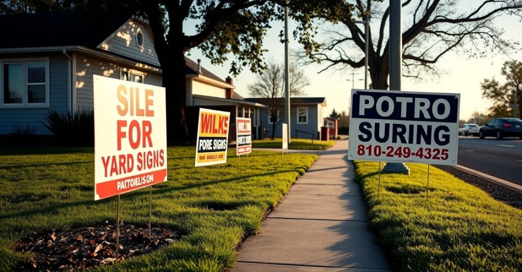 Advertising Yard Signs Roadside Neighborhood 1120x584 3