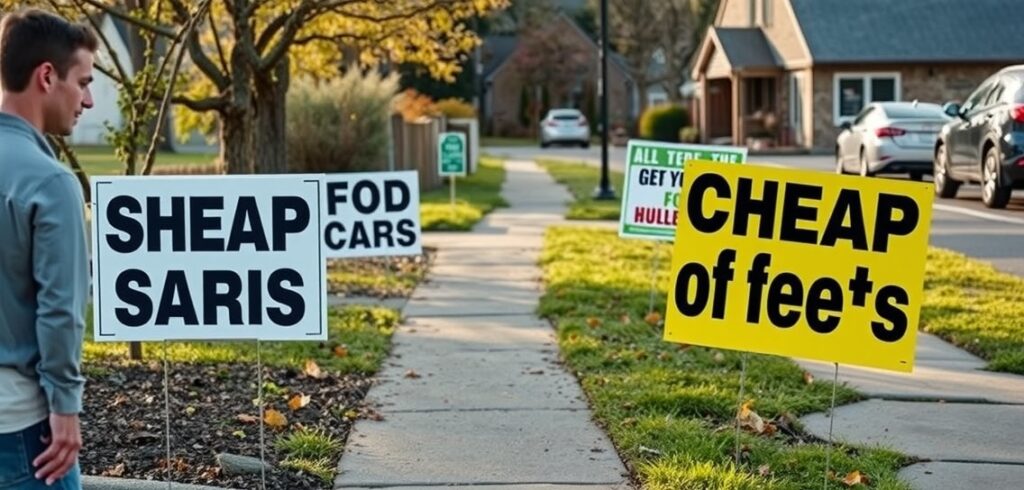 Advertising Yard Signs Roadside Neighborhood 1136x544 1