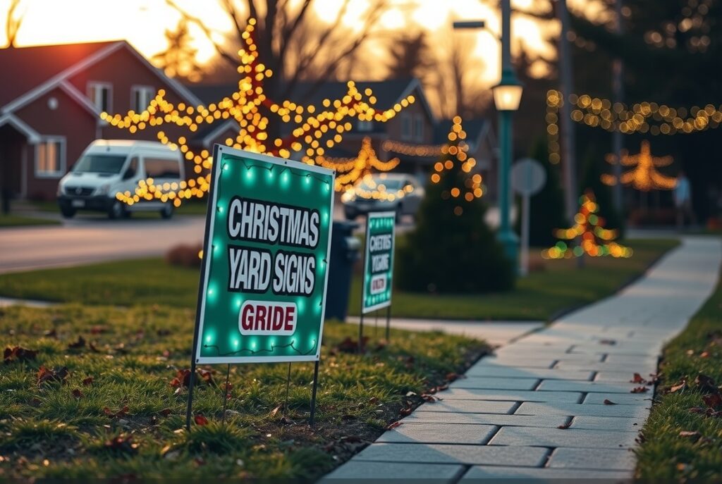 Advertising Yard Signs Roadside Neighborhood 1168x784 1