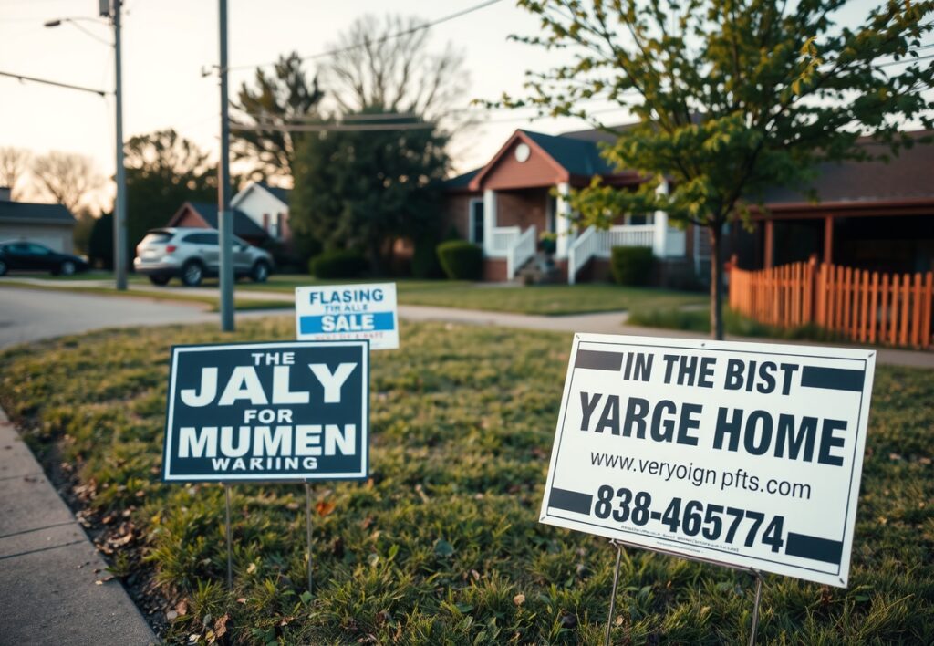 Advertising Yard Signs Roadside Neighborhood 1168x808 1