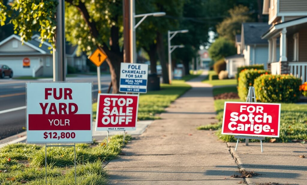 Advertising Yard Signs Roadside Neighborhood 1192x720 1