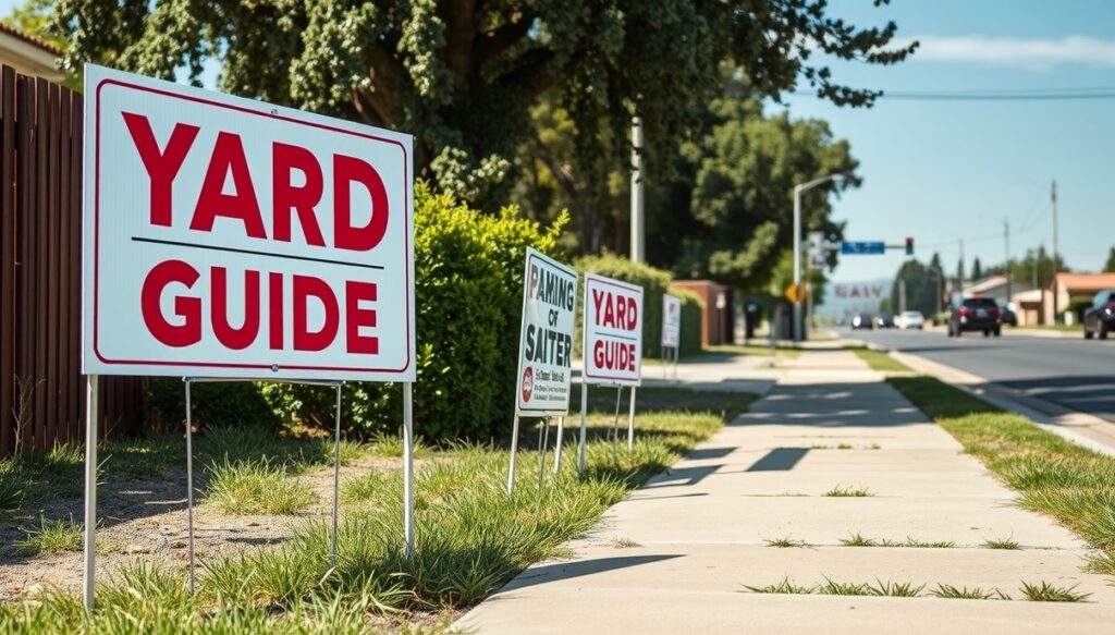 Advertising Yard Signs Roadside Neighborhood 1208x688 1
