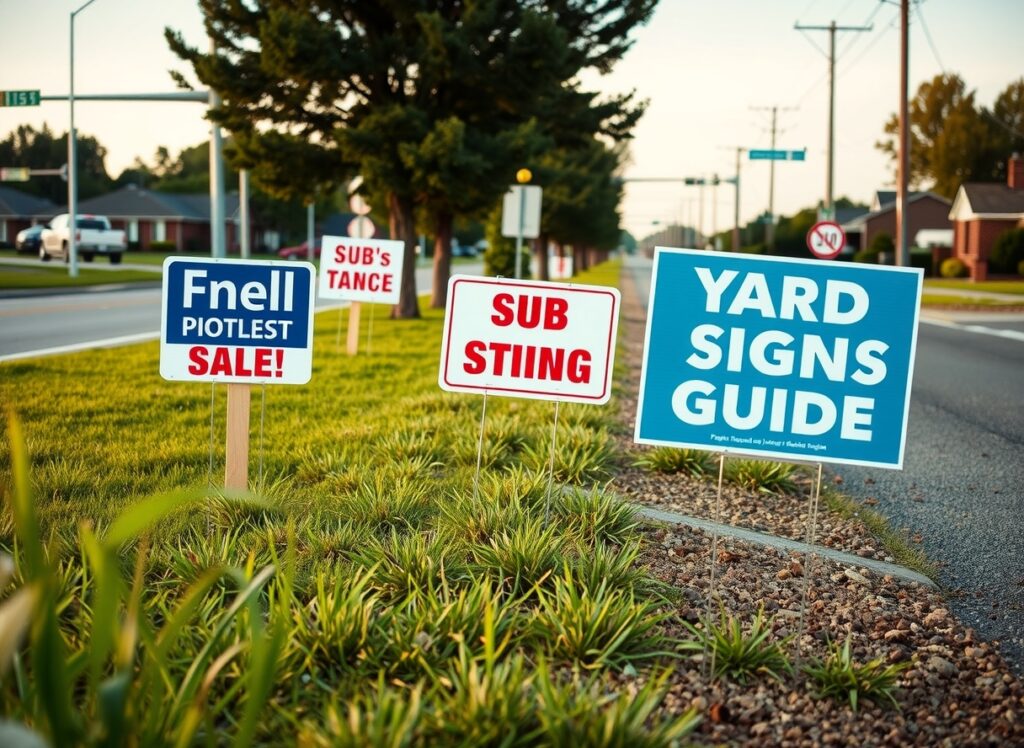 Advertising Yard Signs Roadside Neighborhood 1216x888 1