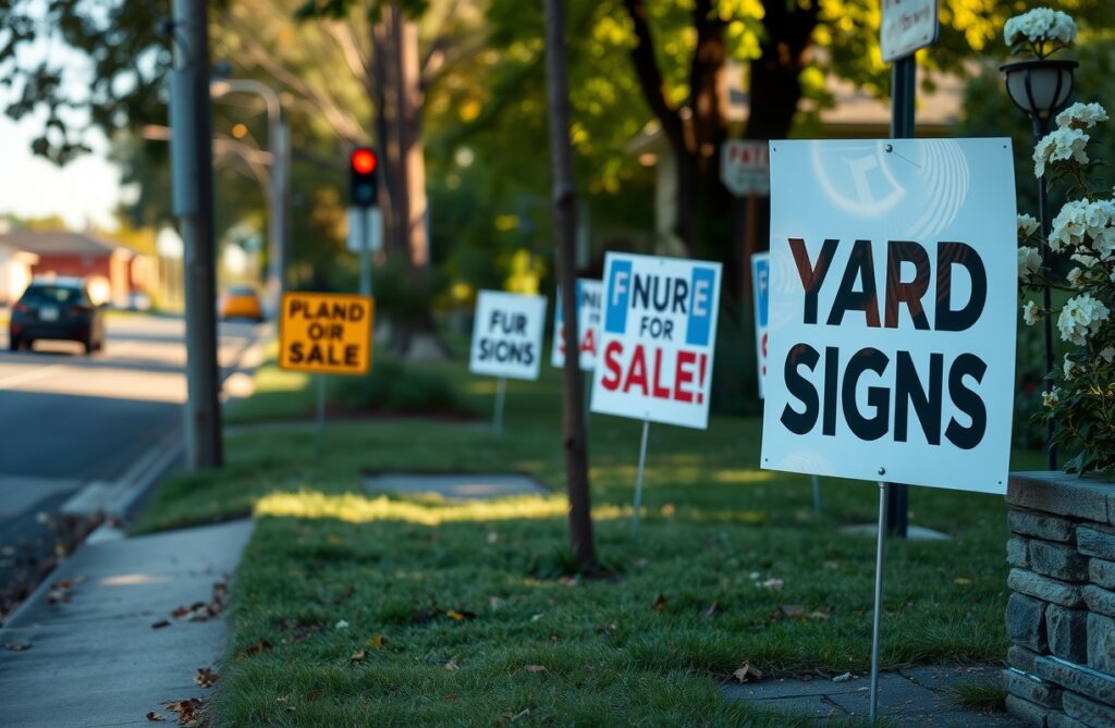Advertising Yard Signs Roadside Neighborhood 1224x800 1