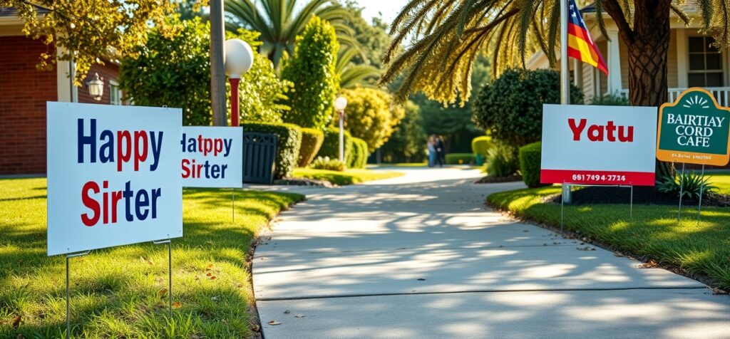 Advertising Yard Signs Roadside Neighborhood 1256x584 1